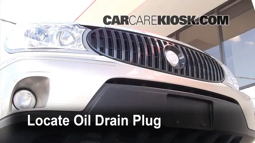 2005 Buick Rendezvous CX 3.4L V6 Oil Change Oil and Oil Filter